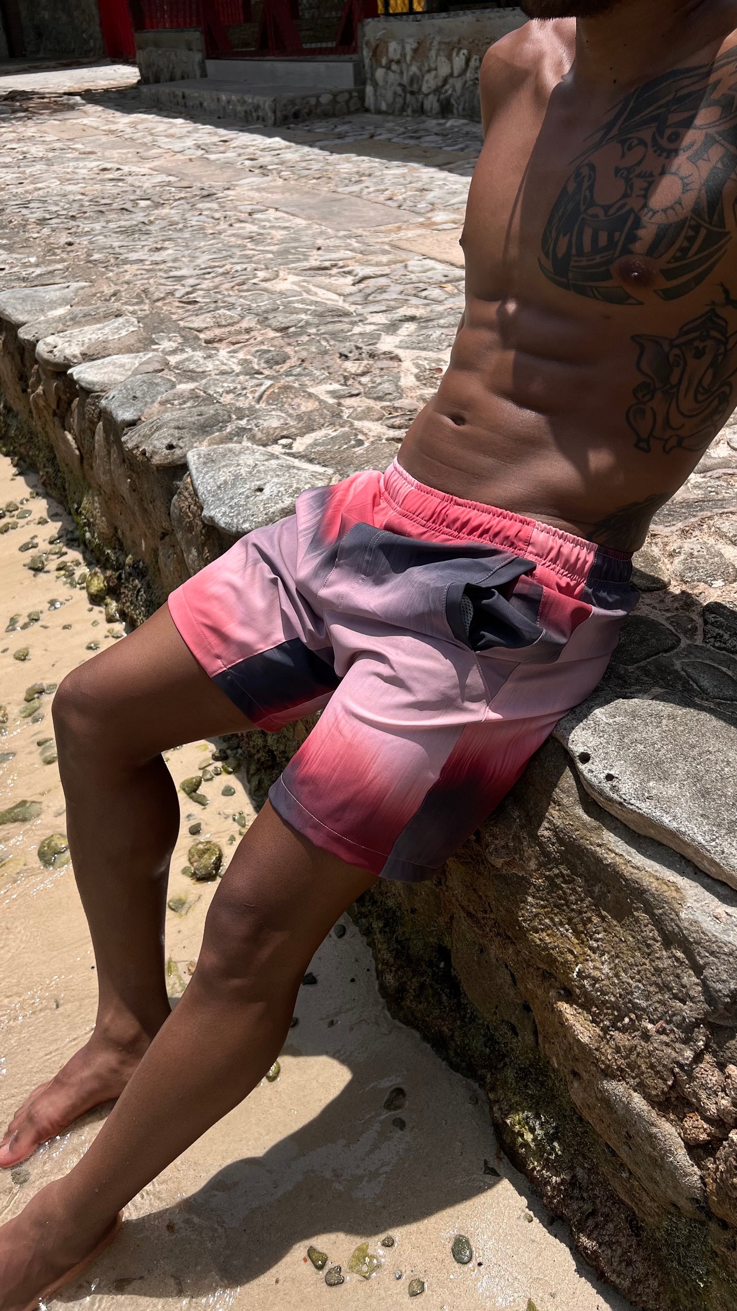 Walkshorts Aurora Magenta