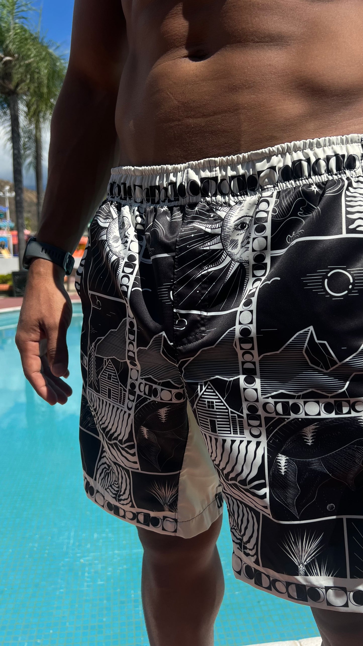 Boardshort Rame Black